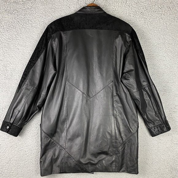 VTG Wilson’s Leather Pelle Studio Women’s Thinsulate Leather Jacket Medium Black - Picture 2 of 15
